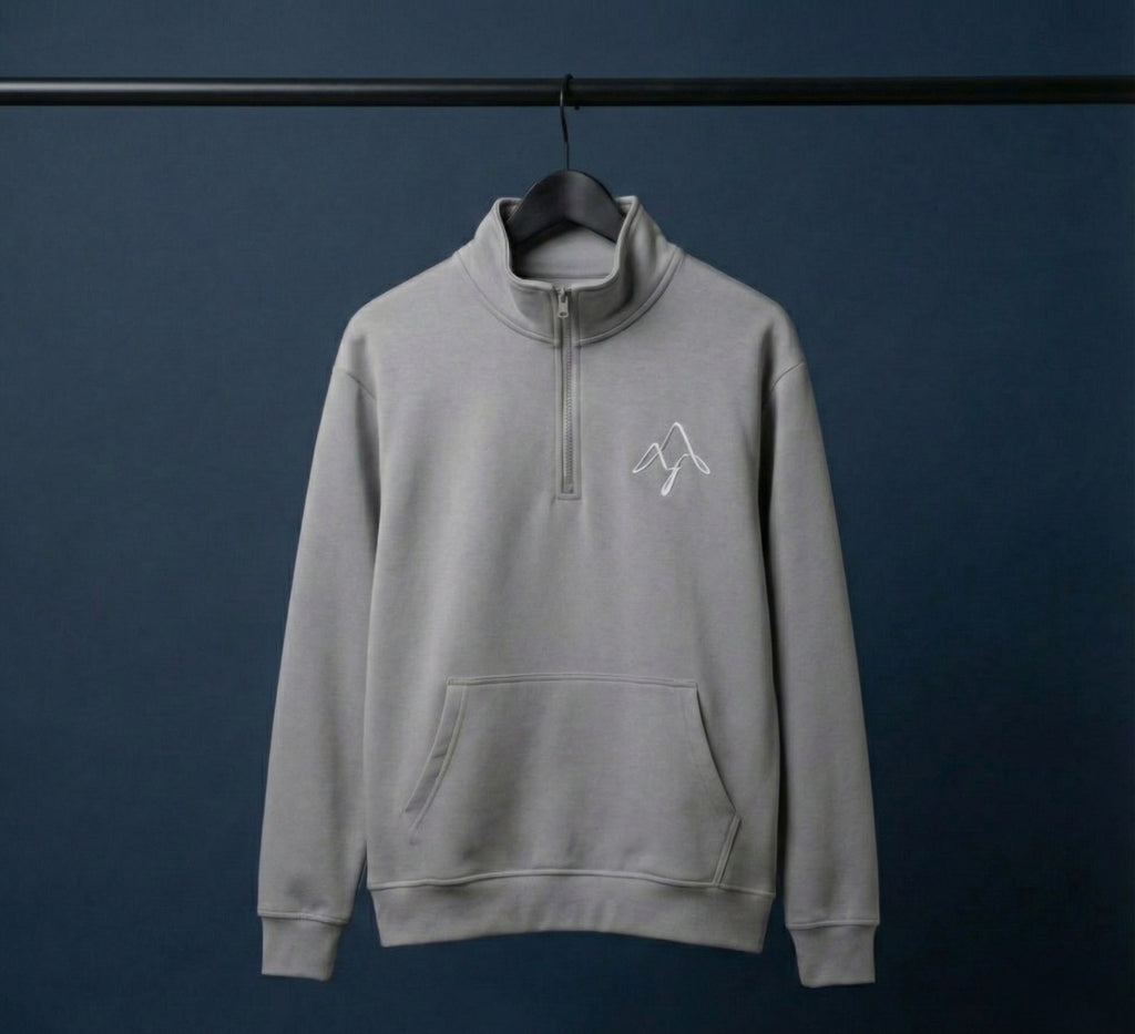 YIBIR BASIC QUARTER-ZIP | بلوفر يبر البيسك بسحاب