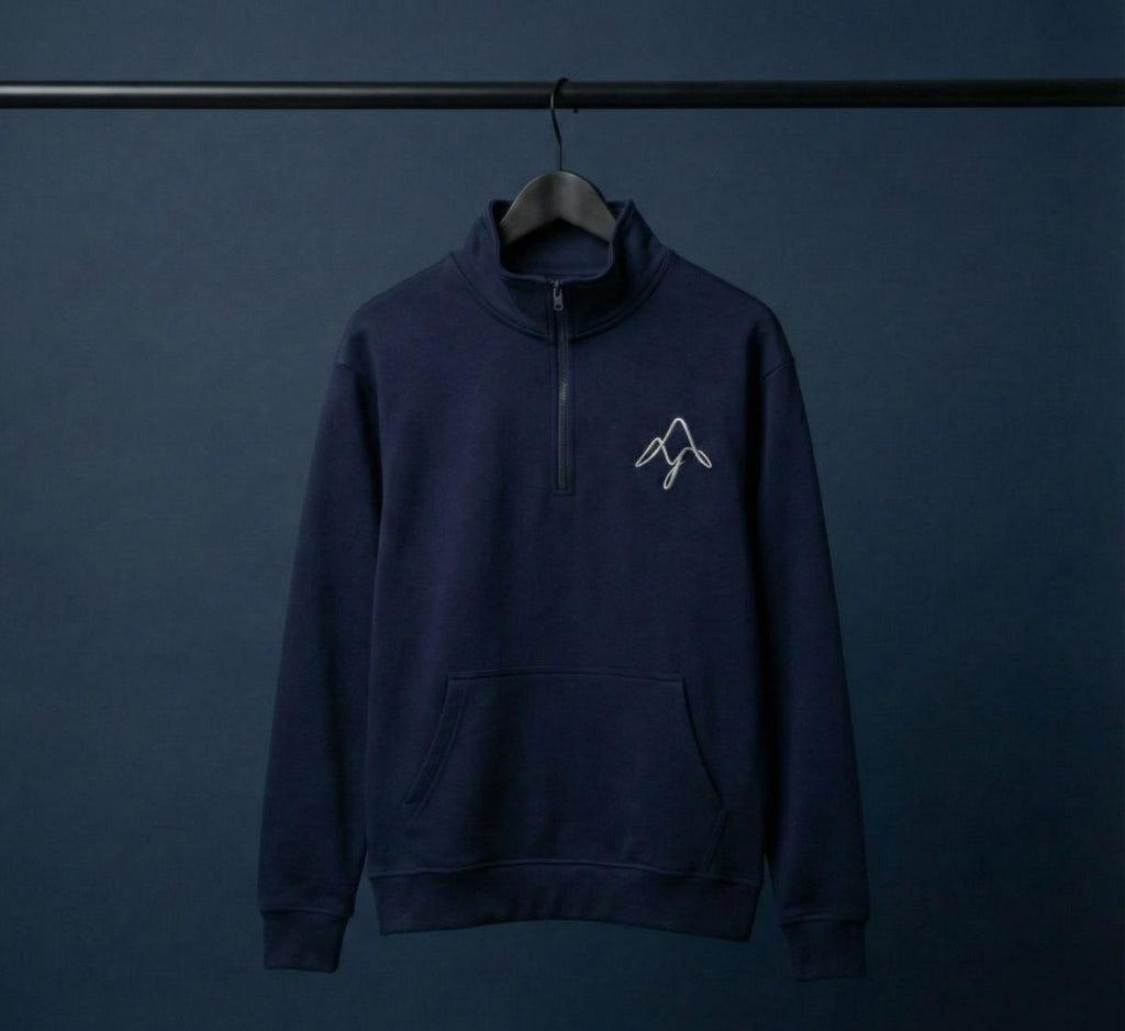 YIBIR BASIC QUARTER-ZIP | بلوفر يبر البيسك بسحاب